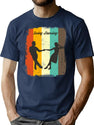 Swing Dancers Retro 70S Vintage Swing Dancing Gift T-Shirt for Men & Women, T-Shirts Graphic Tee - Navy