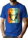 Swing Dancers Retro 70S Vintage Swing Dancing Gift T-Shirt for Men & Women, T-Shirts Graphic Tee - Blue
