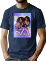 Sza 90'S Homage Vintage Aesthetic Graphic Bootleg Graphic T-Shirt - Navy