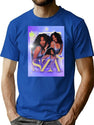 Sza 90'S Homage Vintage Aesthetic Graphic Bootleg Graphic T-Shirt - Blue