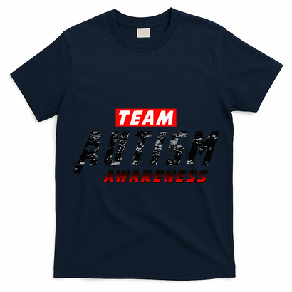 Team Autism Awareness Superhero T-Shirt