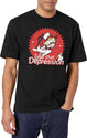 TAKE That Depression Shirt,Lucifer Morningstar Comfort Colors Shirt,Lucifer Hazbin Hotel Shirt,Lucifer Vivziepop Shirt Cartoon Black T-Shirt - White