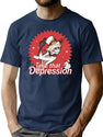 TAKE That Depression Shirt Lucifer Morningstar Comfort Colors Shirt Lucifer Hazbin Hotel Shirt Lucifer Vivziepop Shirt Cartoon Shirt Black Premium Heavyweight Cotton T-Shirt - Navy