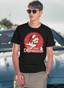 TAKE That Depression Shirt,Lucifer Morningstar Comfort Colors Shirt,Lucifer Hazbin Hotel Shirt,Lucifer Vivziepop Shirt Cartoon Black T-Shirt - Navy