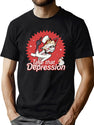 TAKE That Depression Shirt,Lucifer Morningstar Comfort Colors Shirt,Lucifer Hazbin Hotel Shirt,Lucifer Vivziepop Shirt Cartoon Black T-Shirt - Green