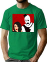 Ta.Ra Minimal Clown Art T-Shirt for Men & Women, T-Shirts Graphic Tee - Green