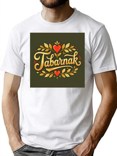 Tabarnak Elegant French Canadian Swear Word Design T-Shirt for Men & Women, T-Shirts Graphic Tee - Black