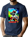 Taekwon V Bootleg Cover Art Bootleg Graphic T-Shirt - Navy