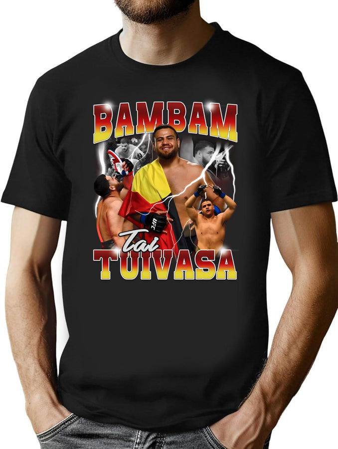 Tai Tuivasa Bootleg Bootleg Graphic T-Shirt - Black