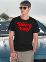 Take It Easy T-Shirt for Men & Women, T-Shirts Graphic Tee - Navy