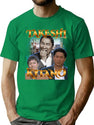 Takeshi Kitano 90S Bootleg Style Bootleg Graphic T-Shirt - Green