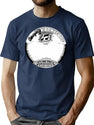Takrl Side Two Label Bootleg Graphic T-Shirt - Navy