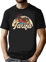 Tarifa Beach Trip T-Shirt for Men & Women, T-Shirts Graphic Tee - Black