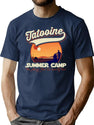 Tatooine Summer T-Shirt for Men & Women, T-Shirts Graphic Tee - Navy