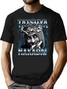 Tatsuya Nakadai 90S Bootleg Style Bootleg Graphic T-Shirt - Black