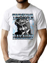 Tatsuya Nakadai 90S Bootleg Style Bootleg Graphic T-Shirt - White