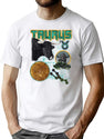 Taurus Zodiac Retro Bootleg Rap Unisex Bootleg Graphic T-Shirt - White