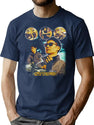 Taxi Driver Vintage 80S Bootleg Design Bootleg Graphic T-Shirt - Navy