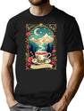 Tea Lover Tea Enthusiast T-Shirt for Men & Women, T-Shirts Graphic Tee - Black