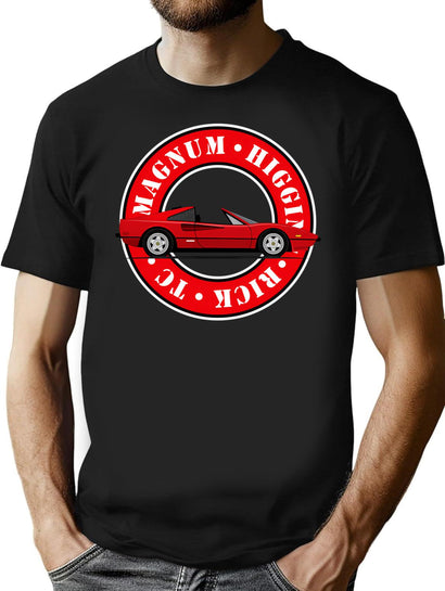 Team Magnum T-Shirt for Men & Women, T-Shirts Graphic Tee - Black