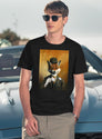 Teatime Mr Fox T-Shirt for Men & Women, T-Shirts Graphic Tee - Navy