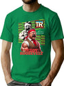 Teddy Theodore Roosevelt Bootleg 90'S Wrestling Lifting Bootleg Graphic T-Shirt - Green