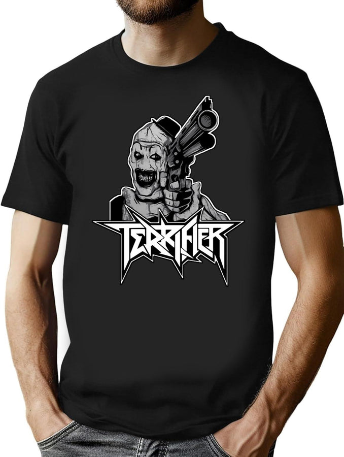 Teri Shoot T-Shirt for Men & Women, T-Shirts Graphic Tee - Black