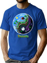 Terraria Game Night And Day Horror Design T-Shirt for Men & Women, T-Shirts Graphic Tee - Blue