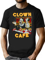 Terrfier Clown Cafe Art The Clown T-Shirt for Men & Women, T-Shirts Graphic Tee - Black