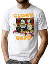 Terrfier Clown Cafe Art The Clown T-Shirt for Men & Women, T-Shirts Graphic Tee - White