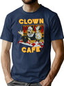 Terrfier Clown Cafe Art The Clown T-Shirt for Men & Women, T-Shirts Graphic Tee - Navy