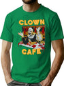 Terrfier Clown Cafe Art The Clown T-Shirt for Men & Women, T-Shirts Graphic Tee - Green