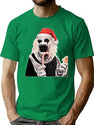 Terrifer Santa Claus Horror Christmas T-Shirt for Men & Women, T-Shirts Graphic Tee - Green