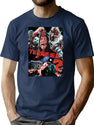 Terrifier 2- All Characters T-Shirt for Men & Women, T-Shirts Graphic Tee - Navy