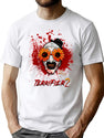 Terrifier 2 Art The Clown Sunflower Sunglasses Horror Movie T-Shirt for Men & Women, T-Shirts Graphic Tee - White