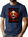Terrifier 2 Art The Clown Sunflower Sunglasses Movie Poster T-Shirt for Men & Women, T-Shirts Graphic Tee - Navy
