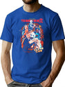 Terrifier 2 Clown Cafe6 Premium Heavyweight Cotton T-Shirt - Blue
