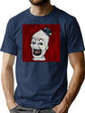 Terrifier 2 Design T-Shirt for Men & Women, T-Shirts Graphic Tee - Navy