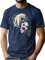 Terrifier 2 Little Pale Girl Art The Clown Spooky Horror Movie T-Shirt for Men & Women, T-Shirts Graphic Tee - Navy