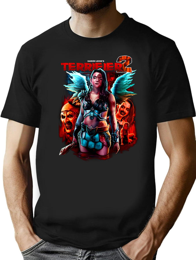Terrifier 2 No Escape Black T-Shirt - Black