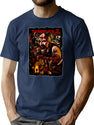 Terrifier 2 Poster T-Shirt for Men & Women, T-Shirts Graphic Tee - Navy