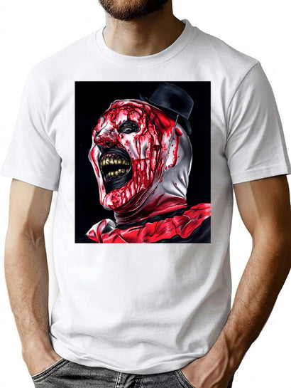 Terrifier 2 (12) T-Shirt for Men & Women, T-Shirts Graphic Tee - Black