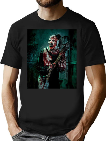Terrifier 2 (3) T-Shirt for Men & Women, T-Shirts Graphic Tee - Black