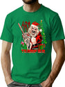 Terrifier 3 Art The Clown Christmas T-Shirt for Men & Women, T-Shirts Graphic Tee - Green