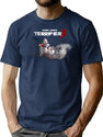 Terrifier 3 Art The Clown T-Shirt for Men & Women, T-Shirts Graphic Tee - Navy