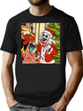 Terrifier 3 Christmas Fan Art T-Shirt for Men & Women, T-Shirts Graphic Tee - Black