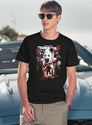 Terrifier 3 Heads Will Roll Black T-Shirt - Navy