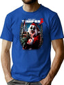 Terrifier 3 Merry Mayhem Premium Heavyweight Cotton T-Shirt - Blue