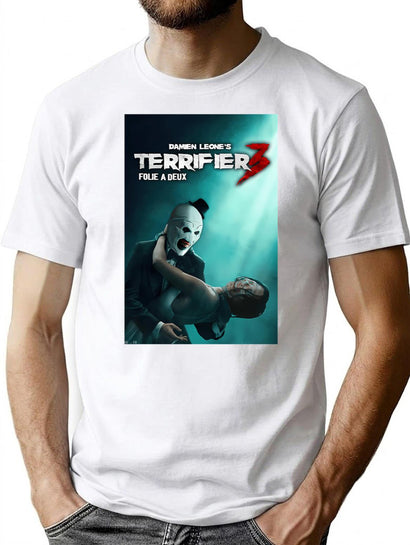 Terrifier 3 Poster Movie T-Shirt for Men & Women, T-Shirts Graphic Tee - Black