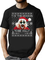 Terrifier 3 Santa Christmas T-Shirt for Men & Women, T-Shirts Graphic Tee - Black